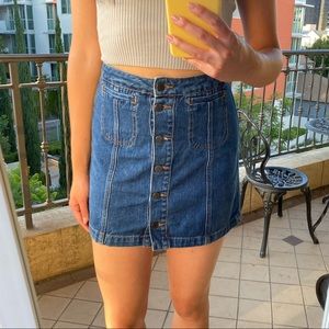 Topshop: Denim Skirt
